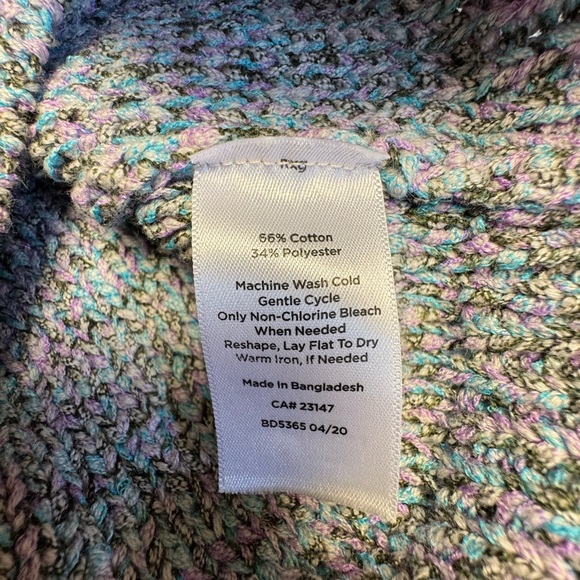 Talbots Women's M Pastel Knit Sweater - Picture 6 of 9